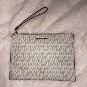 Michael Kors Monogram Wristlet